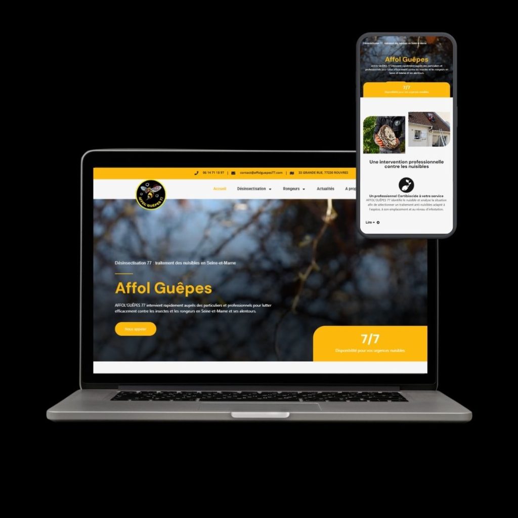 Nouveau site web